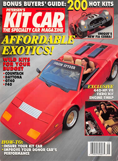 Kit Car: Sep, 1991